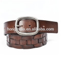 female cowboy belt leather belt cowhide braided belt